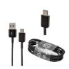 Bild von Samsung 0.80M Type C to A , USB 2.0 Data Cable (EP-DR140ABE) Bulk Black Service Pack