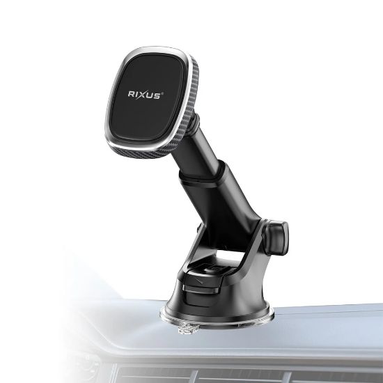 Bild von Rixus Magnetic Phone Mount Dashboard Car Phone Holder RXHM16 - Black