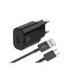 Bild von Fast Adapter 2-1 CH18W04 USB-A To USB-C 18W Black