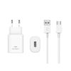 Bild von Fast Charging Travel Adapter 2-1 CH18W02 USB-A To USB-C 18W White