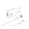 Bild von Fast Charging Travel Adapter 2-1 CH18W02 USB-A To USB-C 18W White