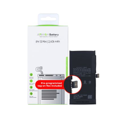 Bild von For iPhone 13 Mini Battery With Tag-On Flex A2628 - 2438 mAh