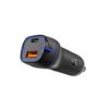 Bild von Rixus USB-C PD+QC3.0 Car Charger 18W RXCC13 - Black