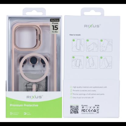 Bild von Rixus Classic 03 Case With MagSafe For iPhone 15 Pro Max Light Pink