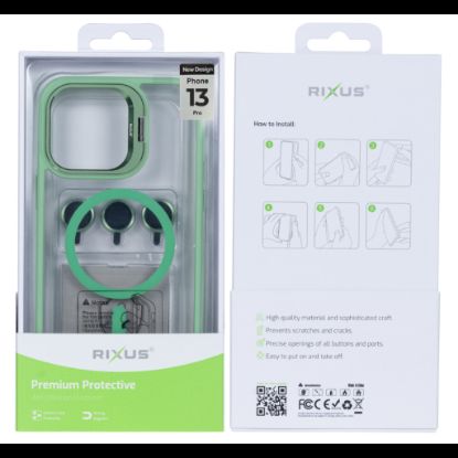 Bild von Rixus Classic 03 Case With MagSafe For iPhone 13 Pro Light Green