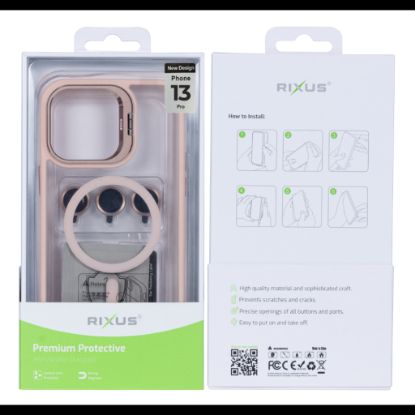 Bild von Rixus Classic 03 Case With MagSafe For iPhone 13 Pro - Light Pink