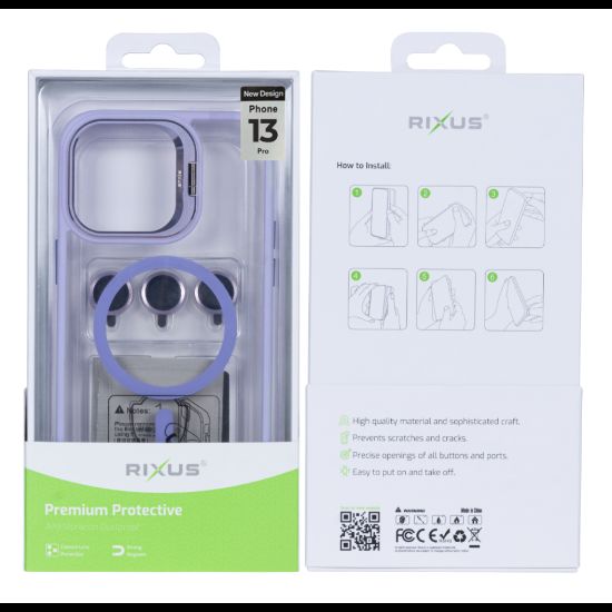 Bild von Rixus Classic 03 Case With MagSafe For iPhone 13 Pro - Light Purple