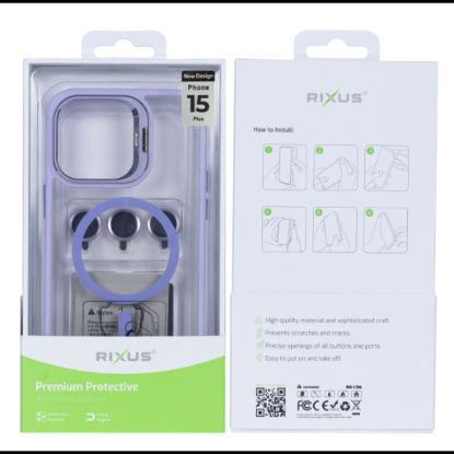 Bild von Rixus Classic 03 Case With MagSafe For iPhone 15 Plus Light Purple