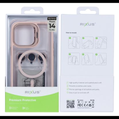 Bild von Rixus Classic 03 Case With MagSafe For iPhone 14 Pro Max Light Pink