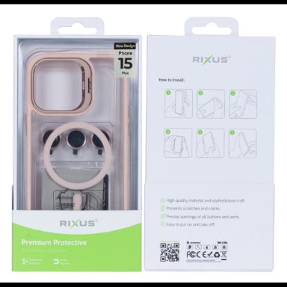 Bild von Rixus Classic 03 Case With MagSafe For iPhone 15 Plus Light Pink