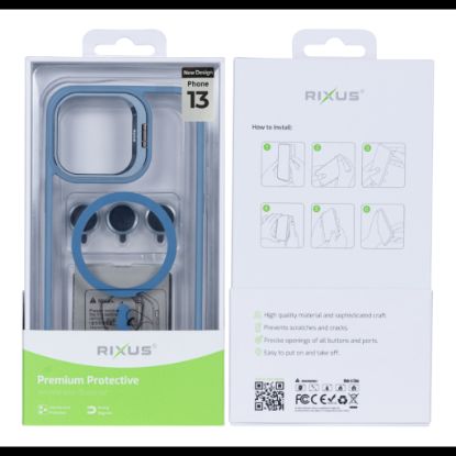 Bild von Rixus Classic 03 Case With MagSafe For iPhone 13 Light Blue