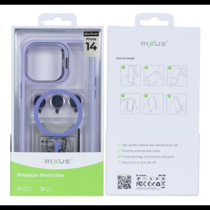 Bild von Rixus Classic 03 Case With MagSafe For iPhone 14 Light Purple