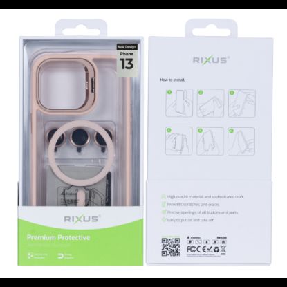 Bild von Rixus Classic 03 Case With MagSafe For iPhone 13 - Light Pink