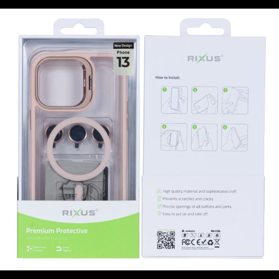 Bild von Rixus Classic 03 Case With MagSafe For iPhone 13 Light Pink