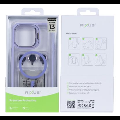 Bild von Rixus Classic 03 Case With MagSafe For iPhone 13 Pro Max - Light Purple