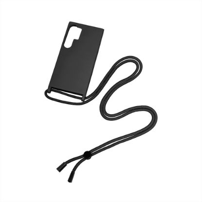Bild von Rixus TPU Necklace Cord Cover For Samsung Galaxy S24 Ultra S928B Black