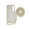 Bild von Rixus For Samsung Galaxy S24 5G S921B TPU Necklace Cord Cover Gold