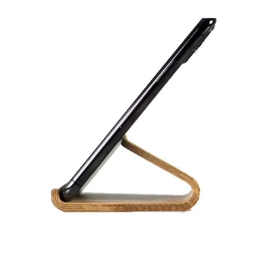 Bild von Mobile Phone Wooden Stand For Vitrine