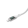 Bild von Rixus RXUC29L Braided USB-C To Lightning Cable With LED Display 100CM White