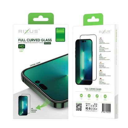 Bild von Rixus Tempered Glass Curved Edge For Samsung Galaxy Note 10 Plus N975F