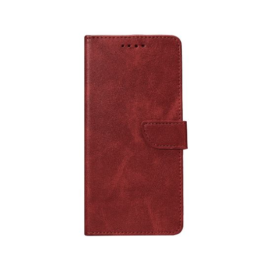 Bild von Rixus Bookcase For Samsung Galaxy S24 S921B Dark Red