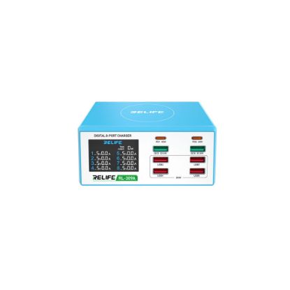 Bild von Relife RL-309A Digital Display 8 Port Charger