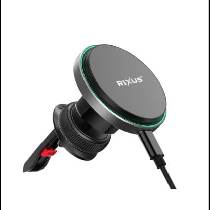 Bild von Rixus RXWC12 MagSafe Charging Compatible Air Vent Mount Black