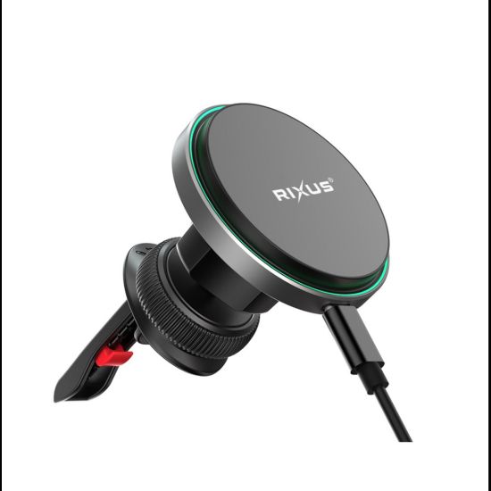 Bild von Rixus RXWC12 MagSafe Charging Compatible Air Vent Mount Black