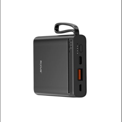 Bild von Rixus High Capacity Powerbank 10000 mAh 22.5W RXPB51 - Black