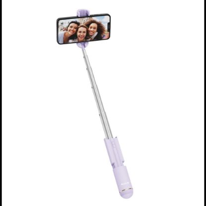 Bild von Rixus Mini Integrated Selfie Stick Bluetooth RXSF30P - Purple