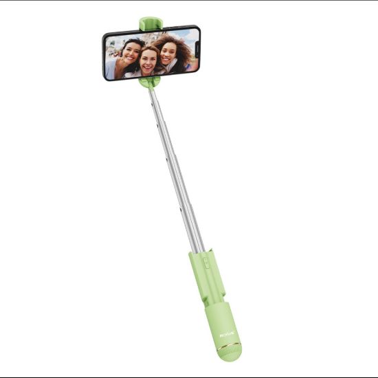 Bild von Rixus Mini Integrated Selfie Stick Bluetooth RXSF30G - Green