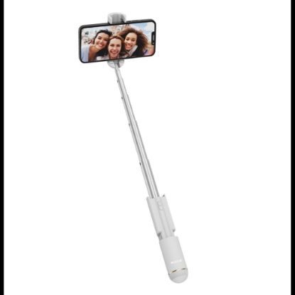 Bild von Rixus Mini Integrated Selfie Stick Bluetooth RXSF30A - White