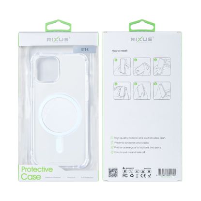 Bild von Rixus Anti-Burst Case With MagSafe For iPhone 14 Transparent
