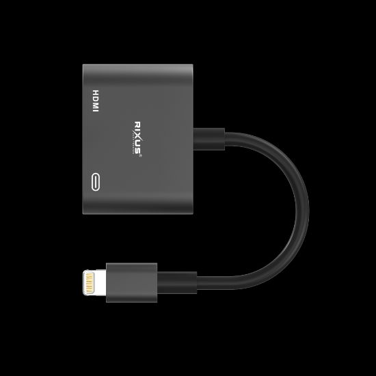 Bild von Rixus RXHU02 Lightning To HDMI Video Adapter