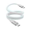 Bild von Rixus RXUC59C Magnetic Charging Cord USB-C To USB-C 100CM 60W White