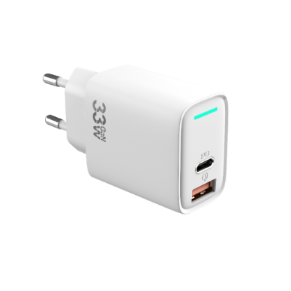 Bild von PD Quick GaN Adapter CH3350 USB-A To USB-C 33W White