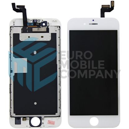 Bild von iPhone 6S Display + Digitizer + Metal plate, Replacement Glass OEM - White