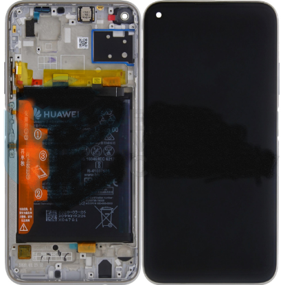 Bild von Huawei P40 Lite (JNY-LX1) OEM Service Part Screen Incl. Battery (02353KFV) - Breathing Crystal