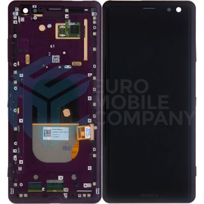 Bild von Sony Xperia XZ3 Display + Digitizer + Frame  - Bordeaux Red