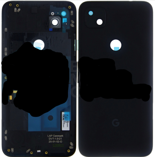 Bild von Google Pixel 4A 4G Battery Cover - Just Black