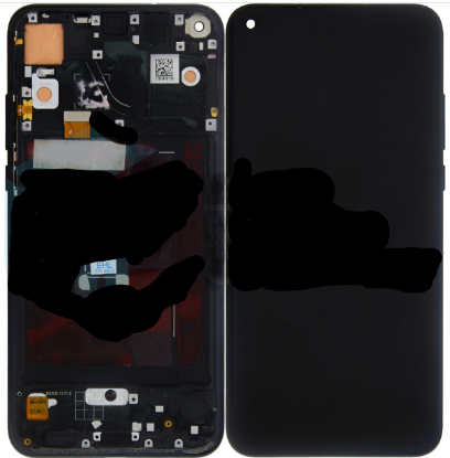 Bild von Huawei Honor View 20 (PCT-L29) Display + Digitizer With Frame - Black