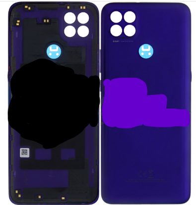 Bild von Motorola Moto G9 Power Back cover + Adhesive (5S58C17629) - Purple