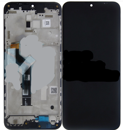 Bild von Motorola Moto G9 Play Display + Digitizer + Frame (5D68C17397) - Black