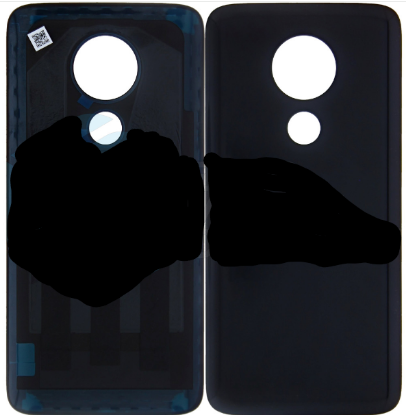 Bild von Motorola Moto G7 Power Back cover + Adhesive (5S58C13161) - Black