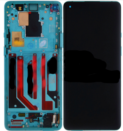 Bild von Oneplus 8 Pro Display + Digitizer + Frame - Green