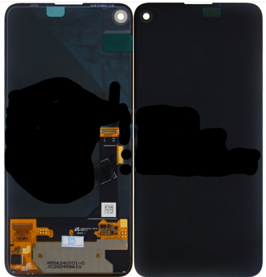 Bild von Google Pixel 4a 5G (G025I) Display + Digitizer Complete- Black