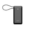 Bild von Rixus RXPB01B Power Bank 10.000mAh With Built-In Handstrap Cable Black