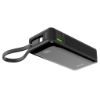 Bild von Rixus RXPB01B Power Bank 10.000mAh With Built-In Handstrap Cable Black