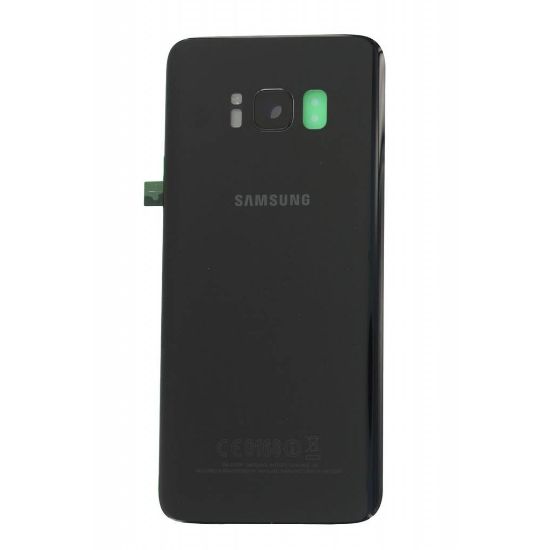 Bild von Samsung Galaxy S8 G950F Back Cover Midnight Black With Lens OEM