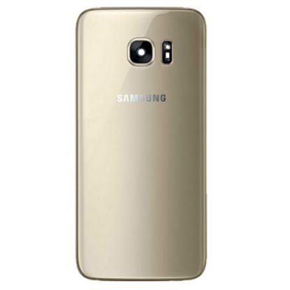 Bild von Samsung Galaxy S7 Edge G935F Back Cover Gold With Lens OEM